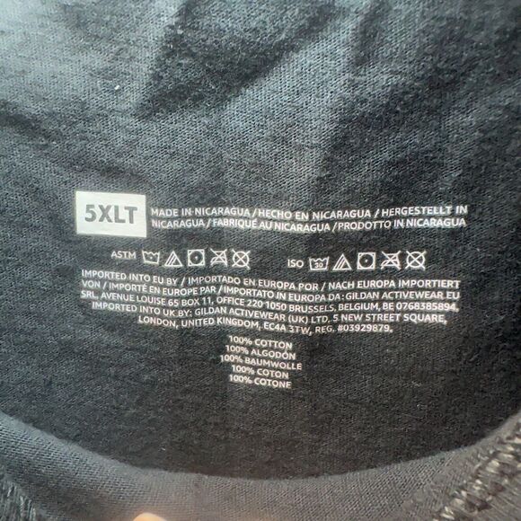 Funny 50th Birthday Trip Tee Men's Size 5XLT Black Humorous Fifty Vacation - Picture 4 of 4